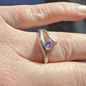 Elegant Sterling 925 Silver Women's Ring 6.5